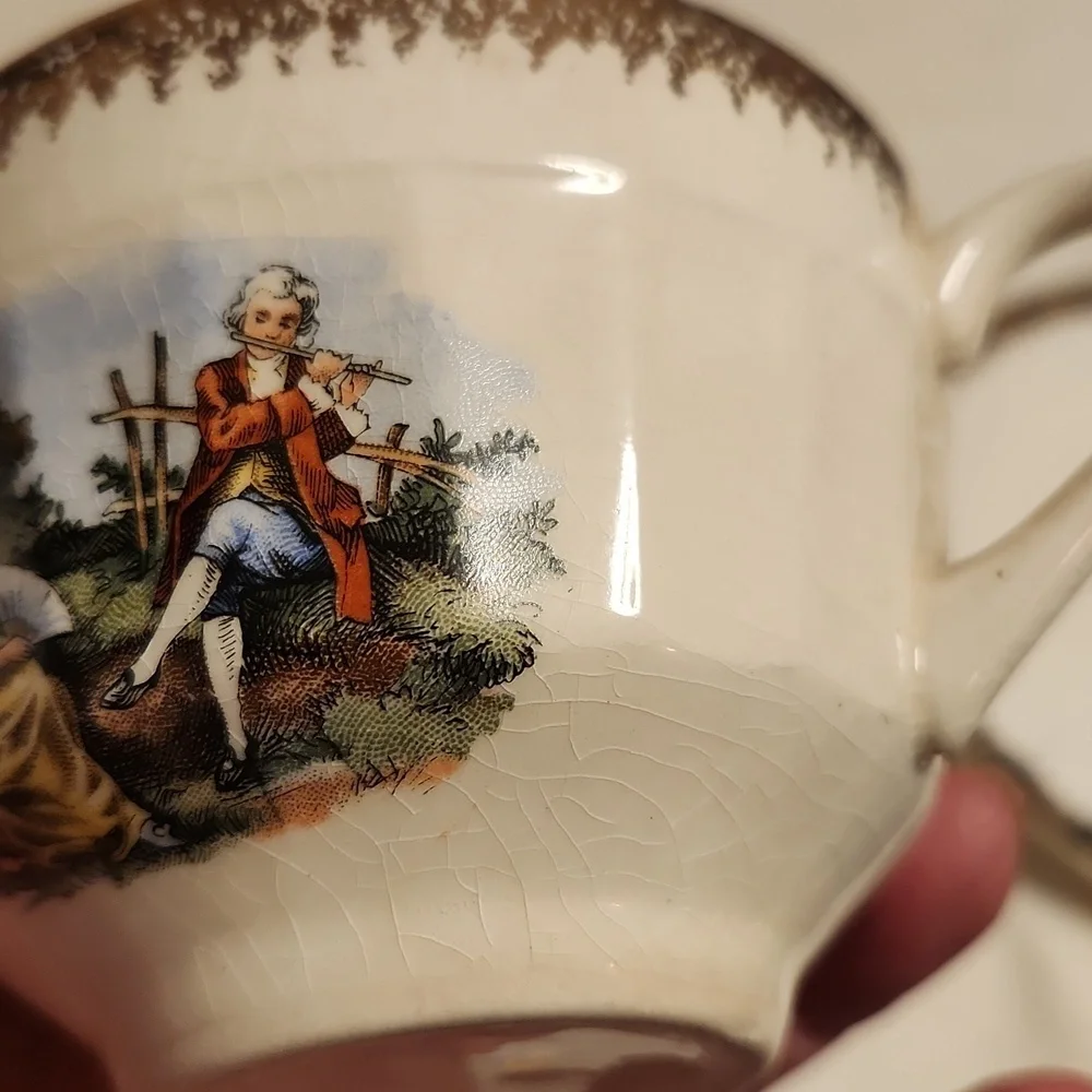 Vintage Cronin Trio Teacup, Saucer & Desert Plate